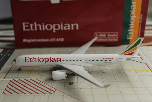Ethiopian A350-900 (ET-ATQ), 1:400 Phoenix
