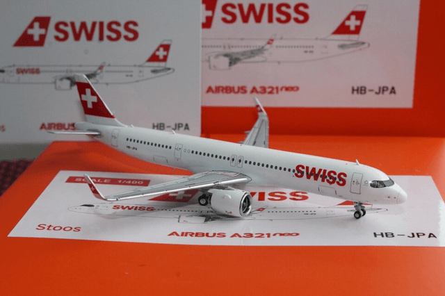 Swiss A321neo (HB-JPA), Stoos, 1:400, JCWings