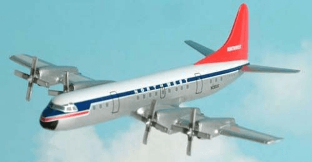 Northwest Airlines L-188C (OC) (N130US), 1:400 