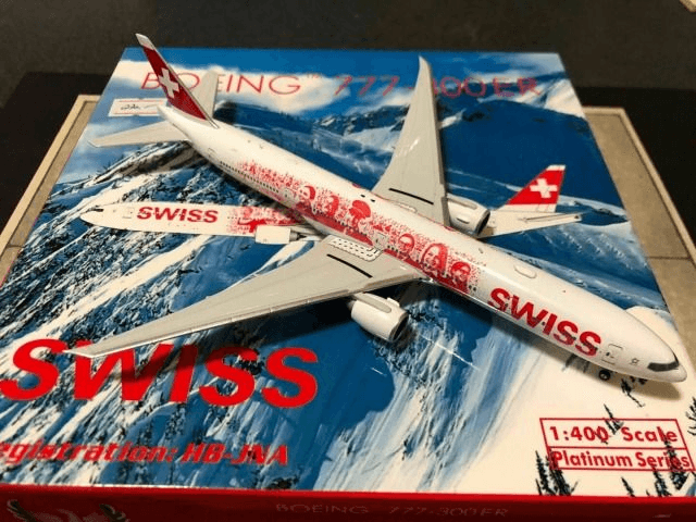 Swiss B777-300ER "Faces of Switzerland" (HB-JNA), Phoenix 1:400