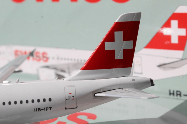 Swiss A319 (HB-IPT) 1:200, JFox MODELS