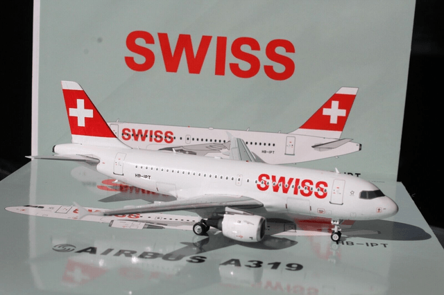 Swiss A319 (HB-IPT) 1:200, JFox MODELS
