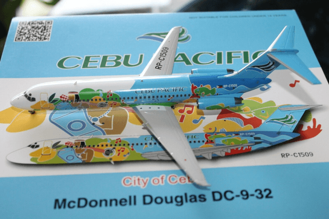 CEBU Pacific DC-9-32 (RP-C1509), City of Cebu, 1:200, Inflight200