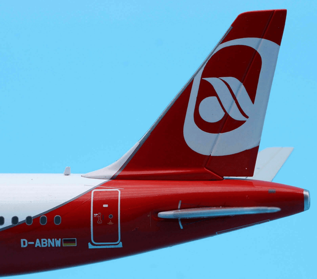 Air Berlin "Last Flight" A320 (D-ABNW), 1:200, JCWings