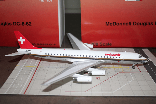  Swissair DC-8-62 (HB-IDI), 1:200 Inflight200