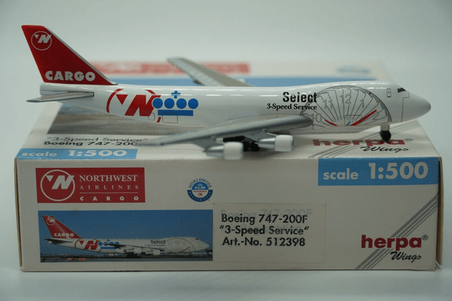 Northwest Cargo B747-200F "3-Speed Service", 1:500 Herpa