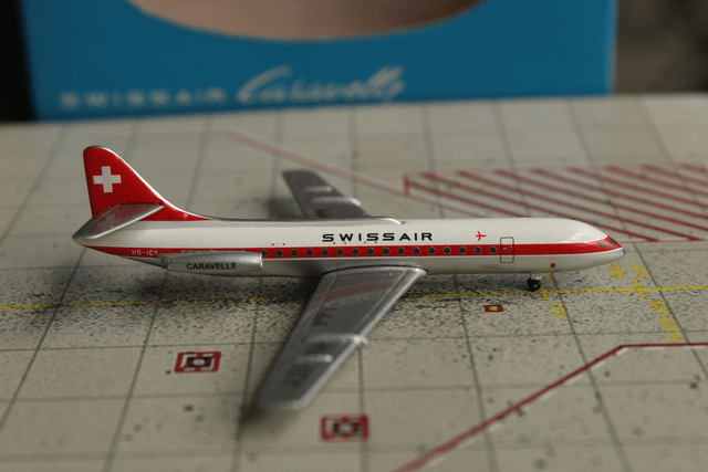 Swissair Caravelle (HB-ICY), 1:400, Aeroclassics