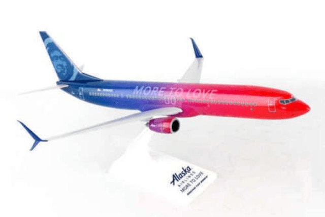 Alaska Airlines Boeing 737-900ER (N493AS) "MORE TO LOVE", Skymarks 1:130