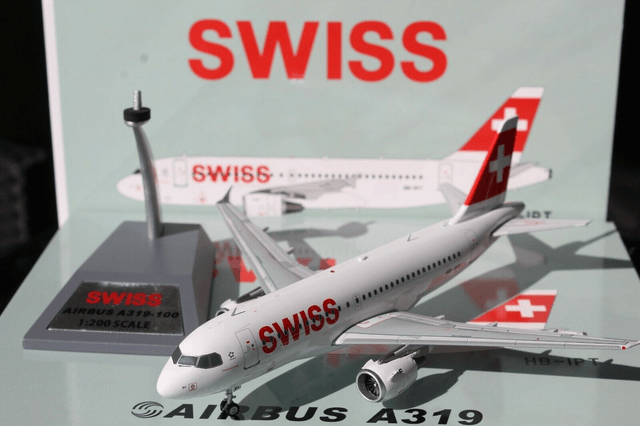Swiss A319 (HB-IPT) 1:200, JFox MODELS