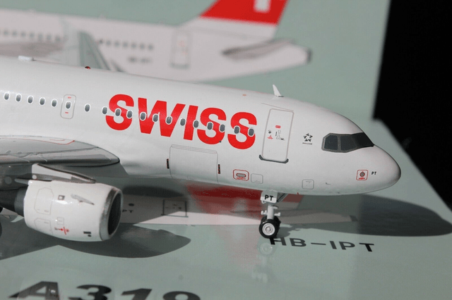 Swiss A319 (HB-IPT) 1:200, JFox MODELS