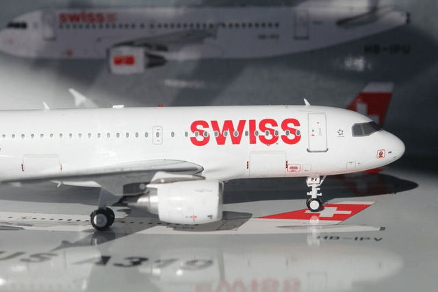 Swiss A319 (HB-IPV) 1:200, JFox MODELS