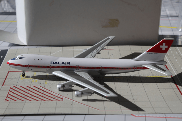 Swissair/Balair B747-200 (HB-IGB) "Zürich" 1:400 Buchair Model, lim. 96 Stk