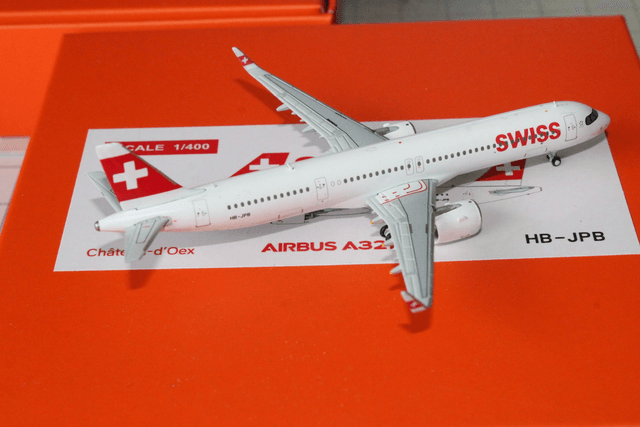 Swiss A321Neo (HB-JPB) "Chateau-d'Oex", 1:400, JC Wings