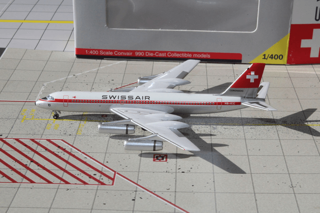 Swissair CV-990 Coronado (HB-ICC), 1:400, selten