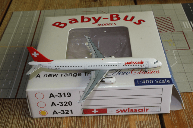 Swissair A321 (HB-IOL), 1:400 Aeroclassics