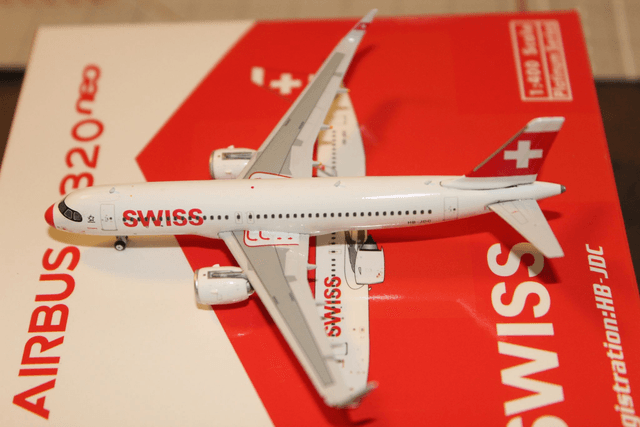 Swiss A320Neo (HB-JDC) "AirDeer", 1:400, Phoenix