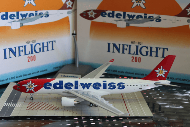 Edelweiss Air A330-223 (HB-IQI), 1:200 Inflight200