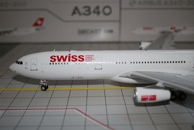 Swiss A340-300 (HB-JML), 1:200