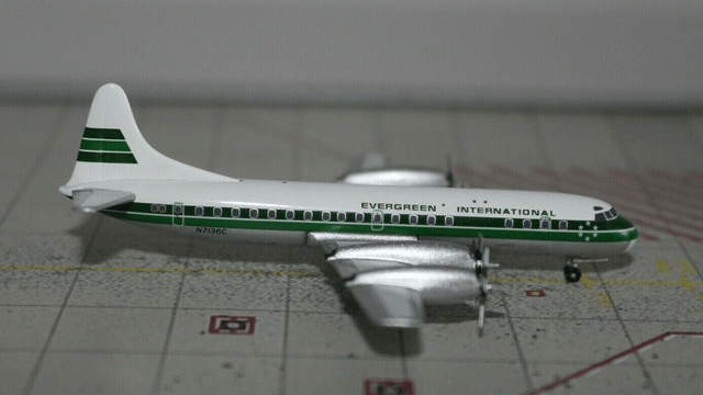 Evergreen L-188 Electra (N7136C), Aeroclassics, 1:400