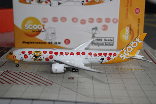 Scoot B787-9 (9V-OJE) &quot;Happy 50th Birthday&quot;, 1:400