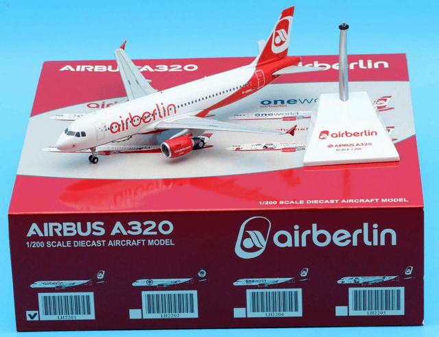 Air Berlin &quot;Last Flight&quot; A320 (D-ABNW), 1:200, JCWings