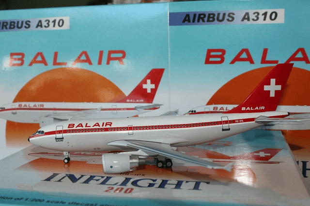 Balair A310-300 (HB-IPK), 1:200, Inflight200