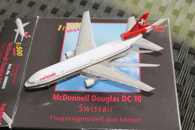 Swissair DC-10, 1:500 Herpa