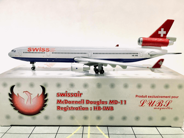 Swiss MD-11 (HB-IWB) Blue belly, 1:400