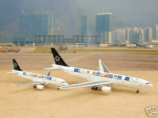 Austrian Airlines A320-214 (OE-LBR) und A330-223(OE-LAO) Set , 1:400