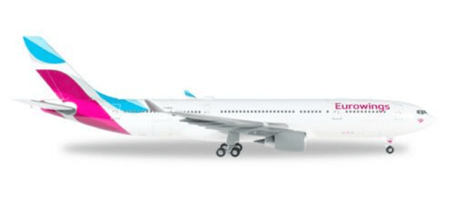 Eurowings Airbus A330-200 (D-AXGA), 1:200 Herpa 557399
