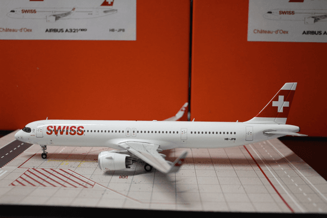 Swiss A321Neo (HB-JPB) &quot;Château-d&#039;Oex&quot;, 1:200, JCWings