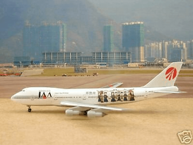 Japan Asia Airways B747-146 &quot;Naruwan&quot; (JA8128), 1:400