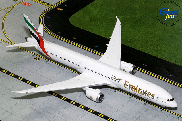 Emirates B787-10 Modell, 1:200 von Gemini Jets