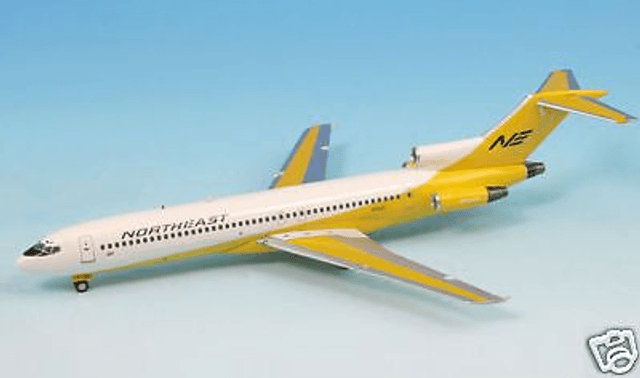 Northeast &#039;Yellowbird&#039; B727-200 (N1641) Inflight200