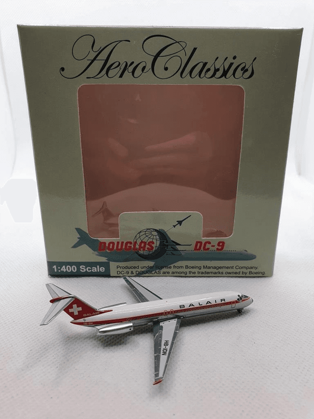 Balair DC-9-32 (HB-IDN), 1:400 Aeroclassics, lim. 120 Stück