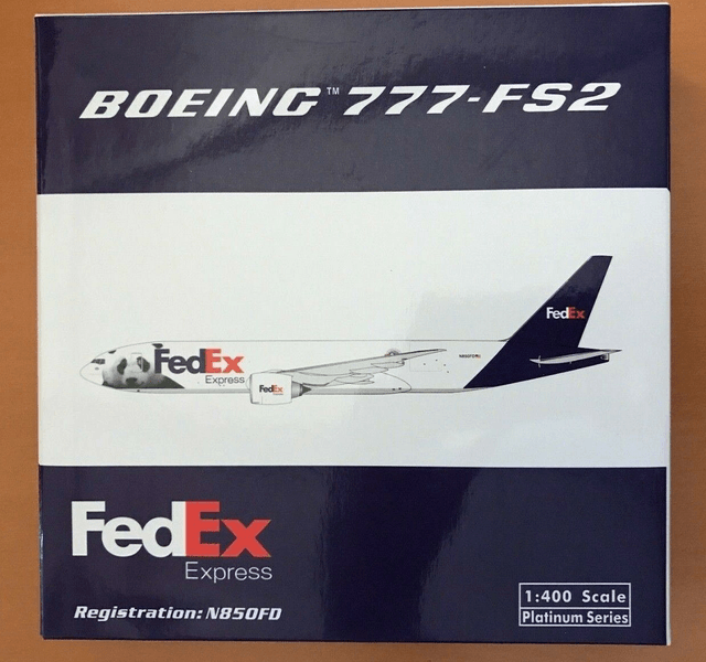 FedEXExpress B777-FS2 (N850FD) "Panda Express", 1:400, Phoenix, Rare
